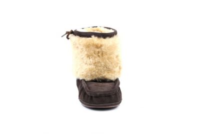 Image showing  Women's Sheepskin and Suede Moccasins, Brown