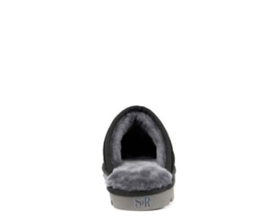 Image showing  Men's Real Sheepskin and Suede Khulan Slippers