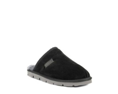 Superlamb Men's Real Sheepskin and Suede Khulan Slippers