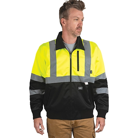Walls Outdoor Goods Unisex HI-VIS ANSI II Mesh-Lined Safety Jacket