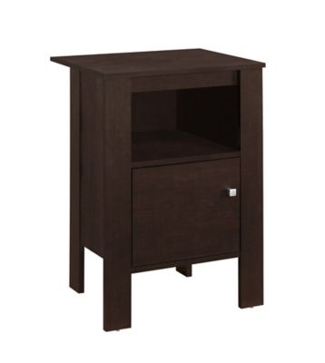 Monarch Specialties Night Stand with Storage