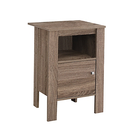 Monarch Specialties Night Stand with Storage