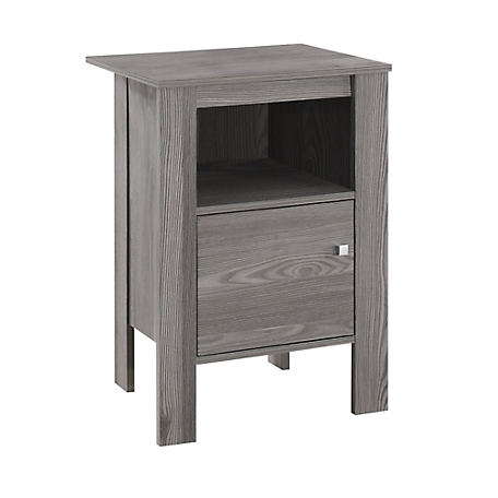 Monarch Specialties Night Stand with Storage