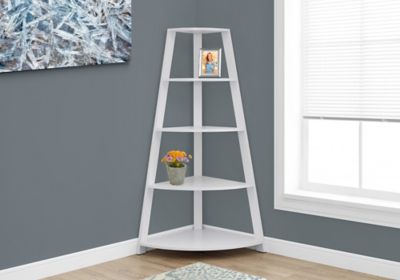 Image showing  4-Shelf Corner Etagere Bookcase