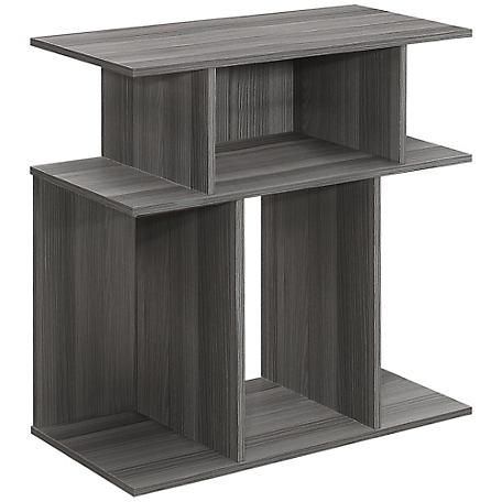 Monarch Specialties 24 in. 6-Shelf Accent Side Table