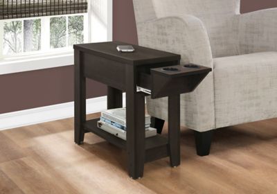 Image showing  Accent Side Table with Cup Holders