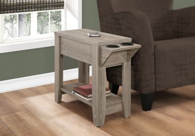 Image showing  Accent Side Table with Cup Holders