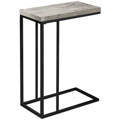 Monarch Specialties C-Shaped Metal Accent Table
