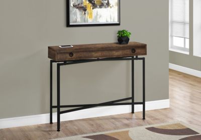 Image showing  42 in. Narrow Console Table with Drawer
