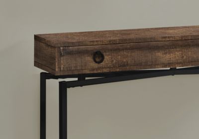Image showing  42 in. Narrow Console Table with Drawer
