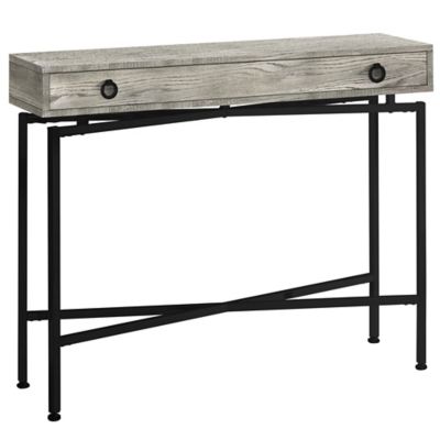Monarch Specialties 42 in. Narrow Console Table with Drawer