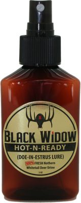 Black Widow Deer Lures Hot-N-Ready Gold Label Northern Deer Lure, 3 oz. Spray Bottle