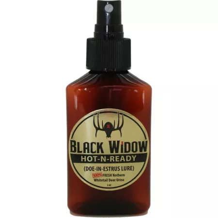 Black Widow Deer Decoys 3 oz Hot-N-Ready Gold Label Northern Deer Decoy Spray Bottle Game Attractants