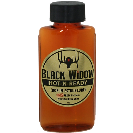 Black Widow Deer Lures Hot-N-Ready Gold Label Northern Deer Lure, 1.25 oz.