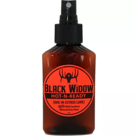 Black Widow Deer Decoys 3 oz Hot-N-Ready Red Label Southern Deer Decoy Spray Bottle Game Attractants