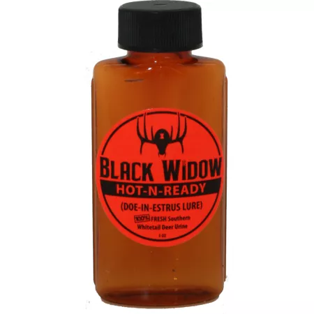 Black Widow Deer Decoys 1.25 oz Hot-N-Ready Red Label Southern Deer Lure Bottle Game Attractants