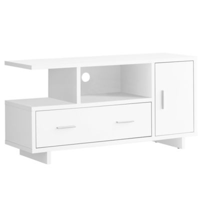 Monarch Specialties Modern TV Stand with Storage for TVs Up to 48 in.