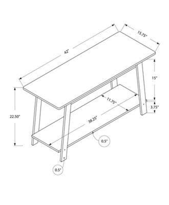 Image showing  Modern TV Stand with Shelf for TVs Up to 42 in.