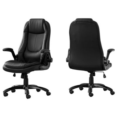 Monarch Specialties Leather-Look Office Chair