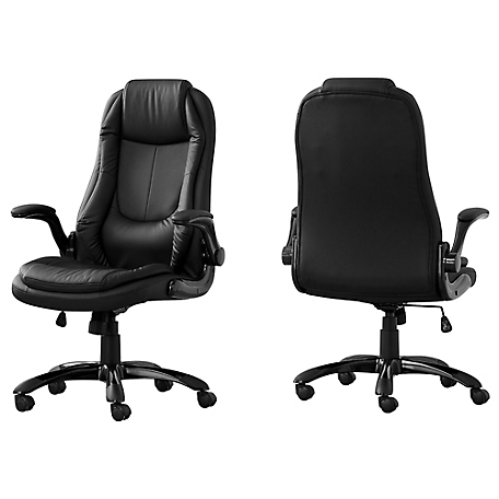 Monarch Specialties Leather-Look Office Chair