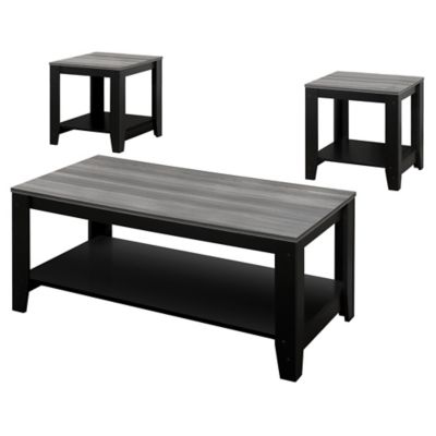 Monarch Specialties Coffee Table Set, 3 pc., I 7992P