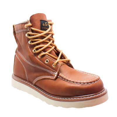 AdTec Men's Moc Toe Work Boots, 6 in.