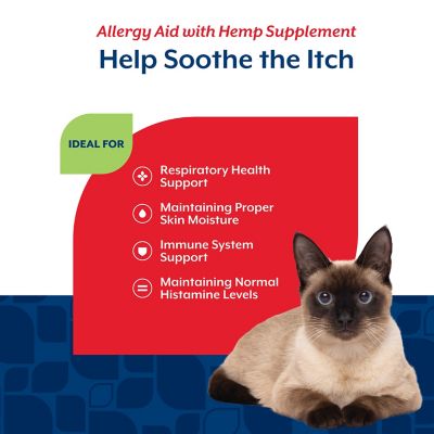 Image showing  Hemp Allergy Aid Cat Soft Chews, 60 ct.