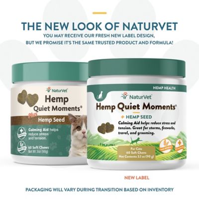 Image showing  Hemp Quiet Moments Soft Chews for Cats