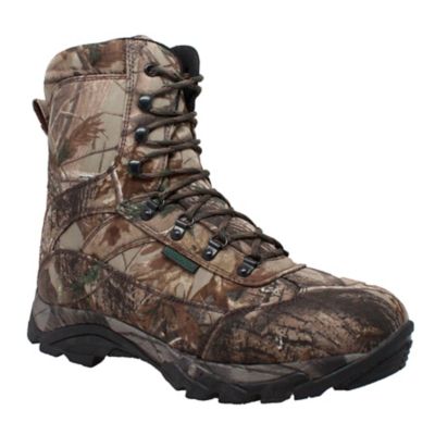 Tecs Men's 10 in. Waterproof Realtree Camo 800 Gram Insulated Hunting Boots 