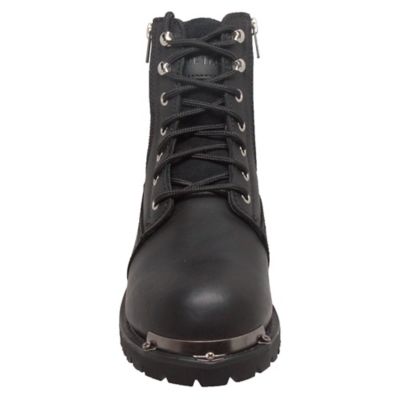 Image showing  Men's Reflective Double Zipper Biker Boots, 6 in.