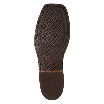 Image showing  Men's Crazy Horse Leather Square Toe Western Boots, 11 in.