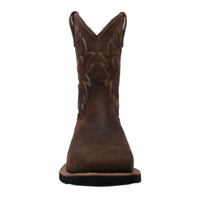 Image showing 2 th AdTec Men's 12 in. Square Steel Toe Western Boots, Brown
