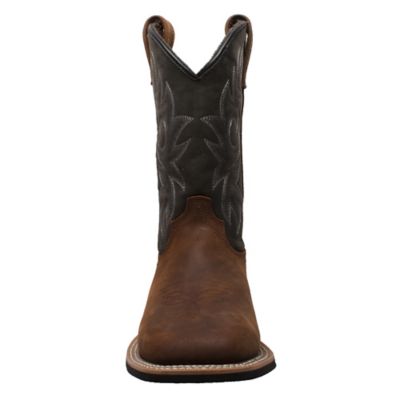 Image showing 2 th AdTec Men's Square Toe Western Boots, 12 in., Black/Brown