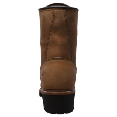 Image showing  Men's Round Toe Waterproof Logger Boots, 9 in.