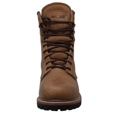 Image showing  Men's Round Toe Waterproof Logger Boots, 9 in.