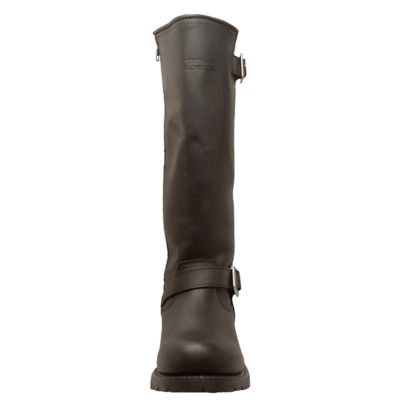 Image showing 2 th Ride Tecs Men's Soft Toe Engineer Zipper Biker Boots, 16 in.