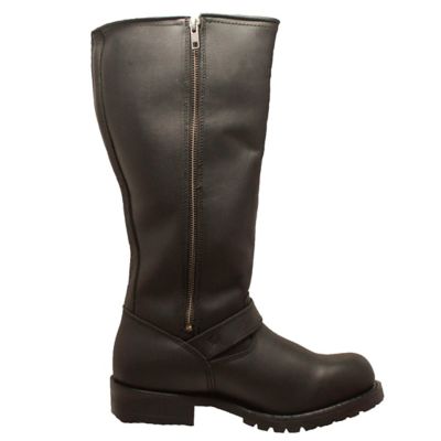Image showing 5 th Ride Tecs Men's Soft Toe Engineer Zipper Biker Boots, 16 in.