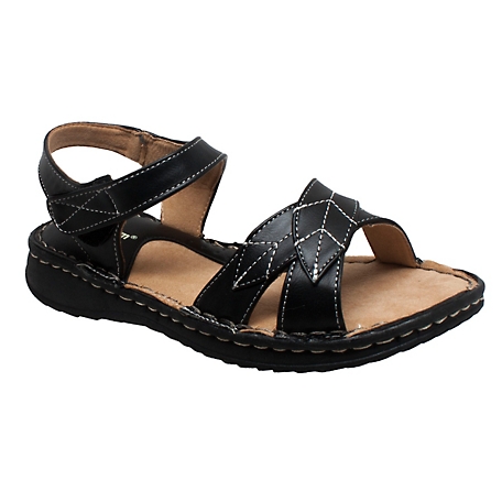 Shaboom Women's Comfort Sandals with Ankle Straps