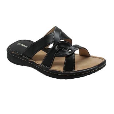 Shaboom Women's Strappy Comfort Sandals, Black