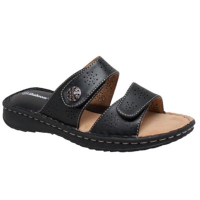 Shaboom Women's Comfort-Curved Slide Sandals, Black
