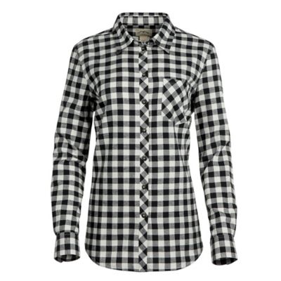 blue plaid shirt womens