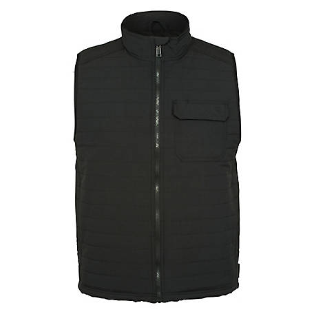 Carhartt Men's Duck Sherpa-Lined Mock Neck Vest at Tractor Carhartt Men's Duck Sherpa-Lined Mock Neck Vest at Tractor