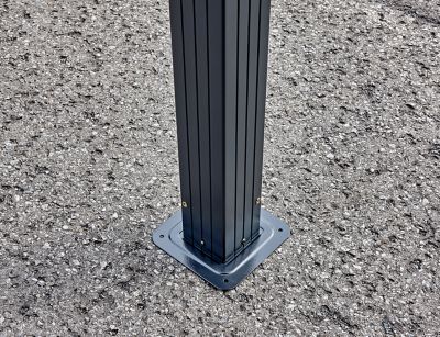 Image showing 6 th Sojag 12 ft. x 20 ft. Samara Carport, Dark Gray