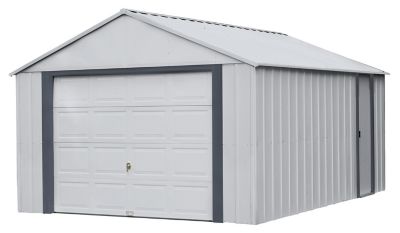 Image showing  12 ft. x 17 ft. Murryhill Steel Storage Building, Flute Gray