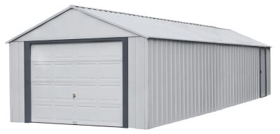 Image showing  12 ft. x 31 ft. Murryhill Steel Storage Building, Flute Gray