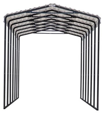 Image showing 10 th Arrow 14 ft. x 29 ft. x 14 ft. RV Carport, Eggshell