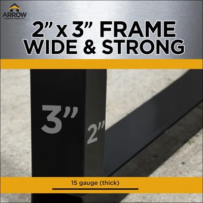 Image showing 8 th Arrow 14 ft. x 33 ft. x 14 ft. RV Carport, Charcoal