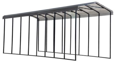 Arrow 14 ft. x 38 ft. x 14 ft. RV Carport, Charcoal