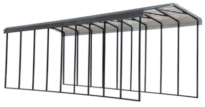 Arrow 14 ft. x 42 ft. x 14 ft. RV Carport, Charcoal