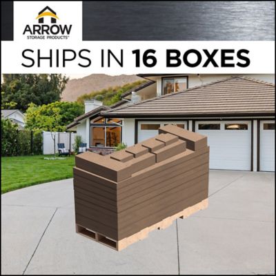 Image showing  14 ft. x 47 ft. x 14 ft. RV Carport, Charcoal